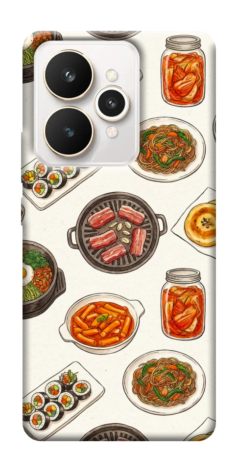 Чехол Korean food для Realme 15