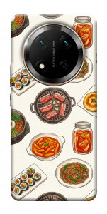 Чехол Korean food для Huawei Honor X9c