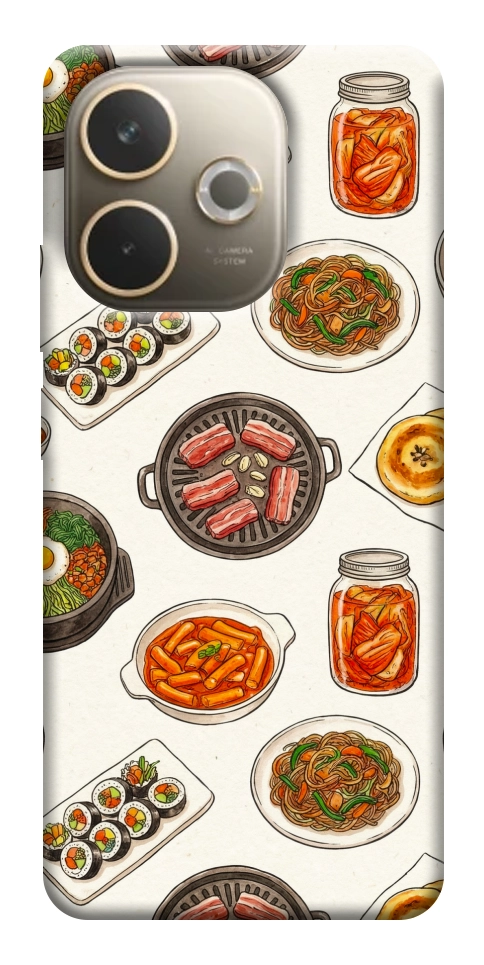 Чохол Korean food для Oppo A5 Pro 4G