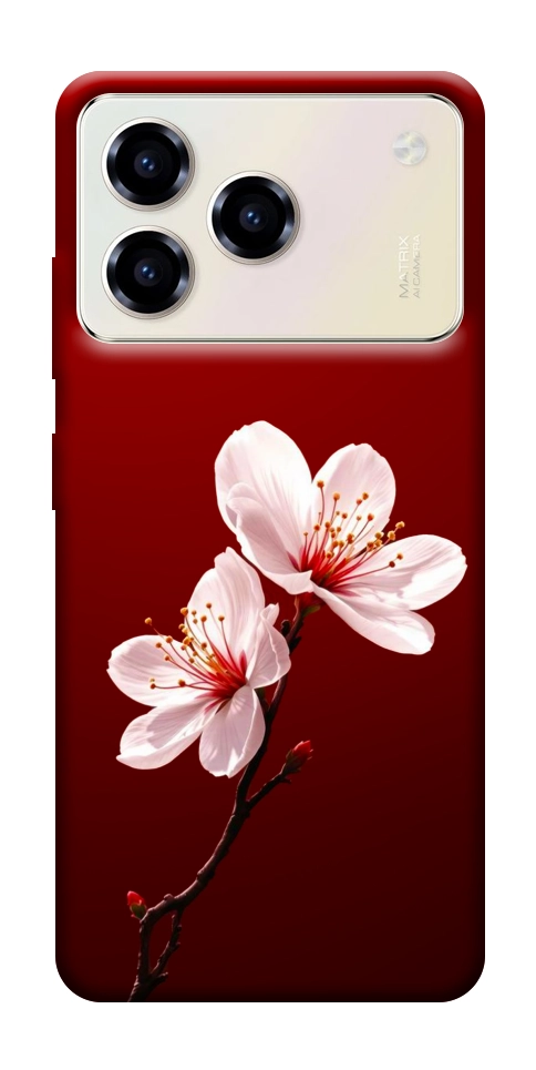 Чехол Sakura red для ZTE Blade A76 4G