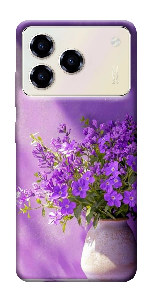 Чехол Vase with flowers для ZTE Blade A76 4G