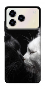 Чехол Black and white cats для ZTE Blade A76 4G