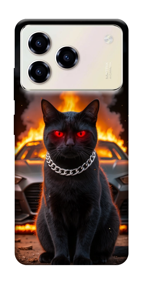 Чехол Black trouble для ZTE Blade A76 4G