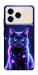 Чехол Galaxy purple cat для ZTE Blade A76 4G