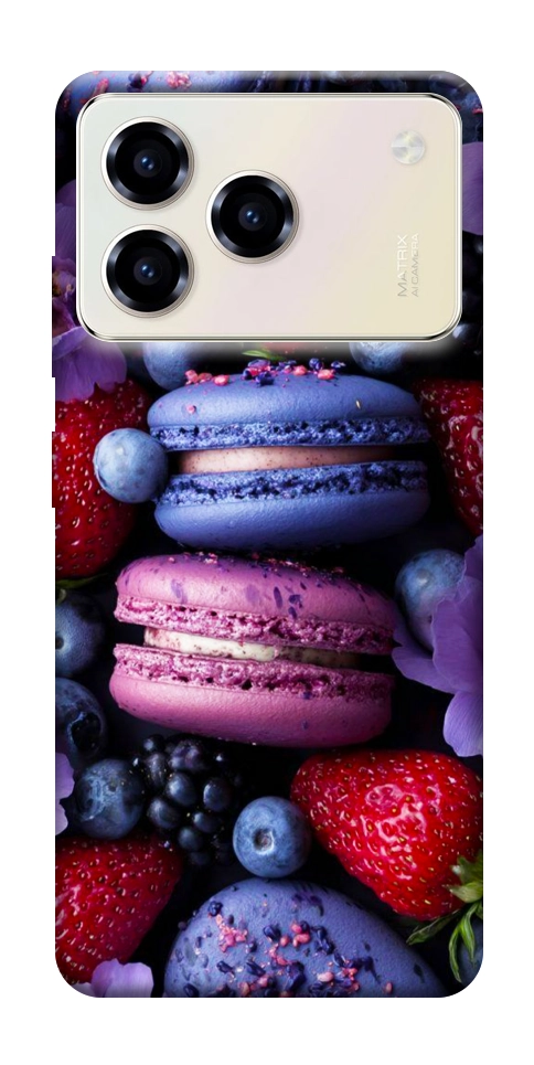 Чехол Fruit macaroon для ZTE Blade A76 4G