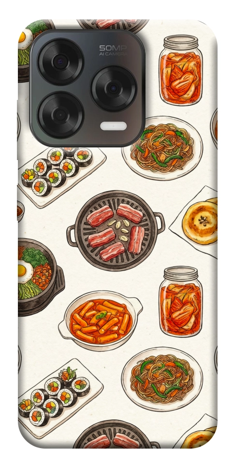 Чехол Korean food для ZTE Nubia V70 Design