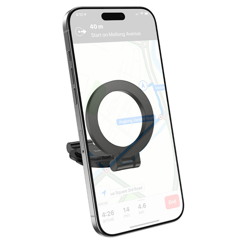 Купити Автотримач Hoco H98 Rider (center console) (Black) на vchehle.ua