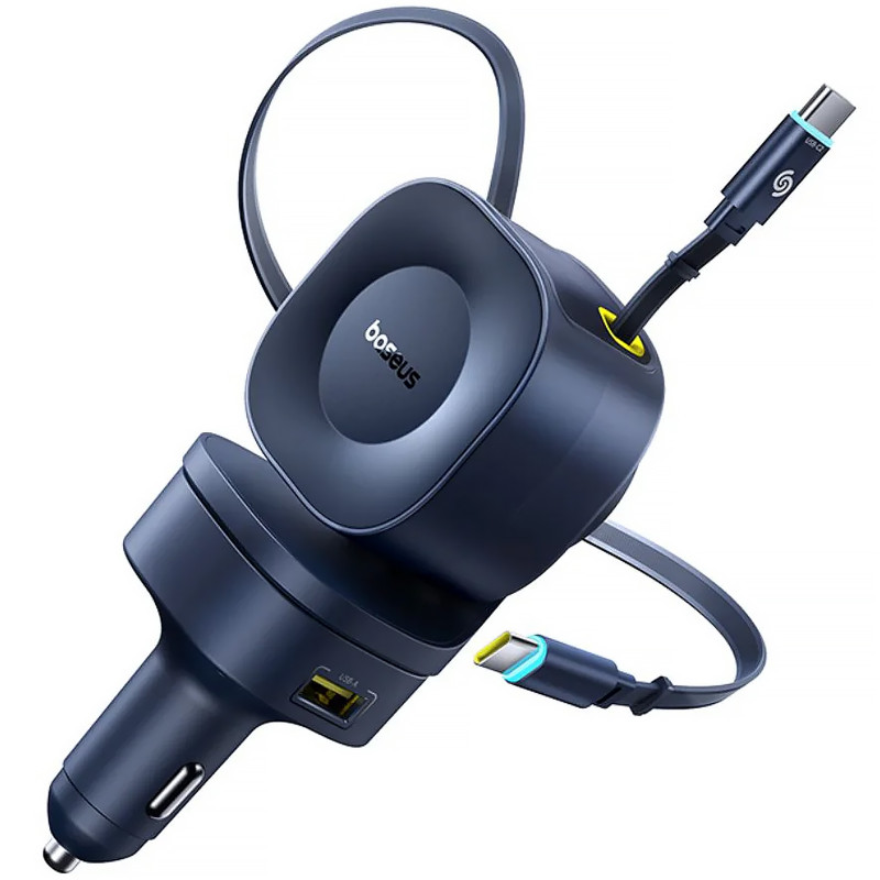 АЗУ Baseus PrimeTrip VR2 Max PD100W+QC3.0 with retractable cable (1USB-A/3C) (C02066) (Cosmic Black)