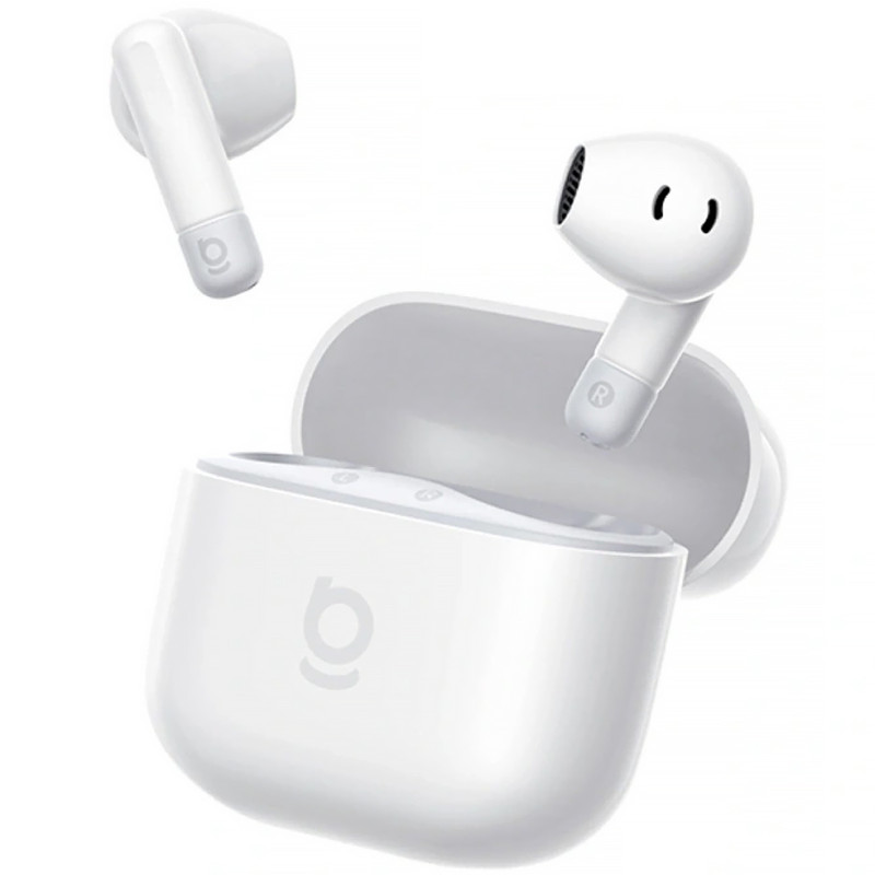Фото Бездротові навушники TWS Baseus Bass BS2 Lite (A0010A) (Moon White) в маназині vchehle.ua
