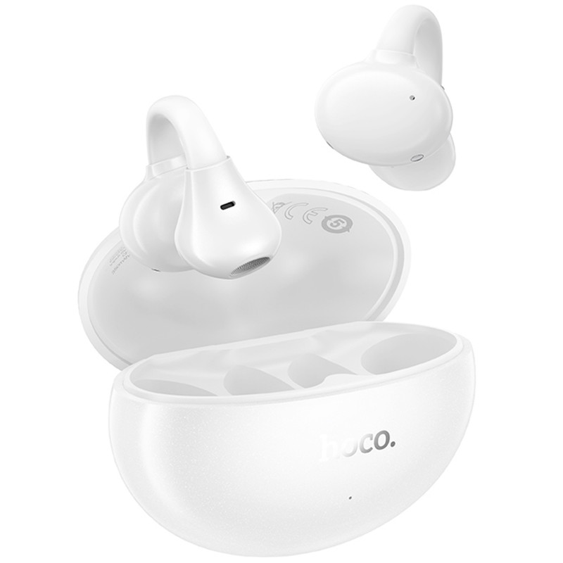 Бездротові TWS навушники Hoco EA8 Warm clip-on (App) (White)