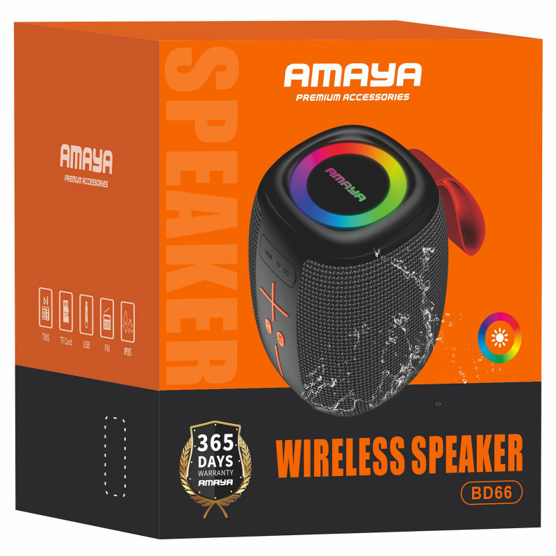 Фото Bluetooth Колонка Amaya BD66 5W (Black) на vchehle.ua