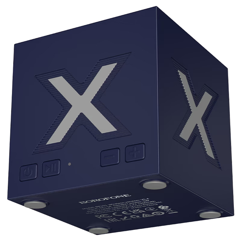 Фото Bluetooth Колонка Borofone BR101 Rubik sports 5W (Blue) на vchehle.ua
