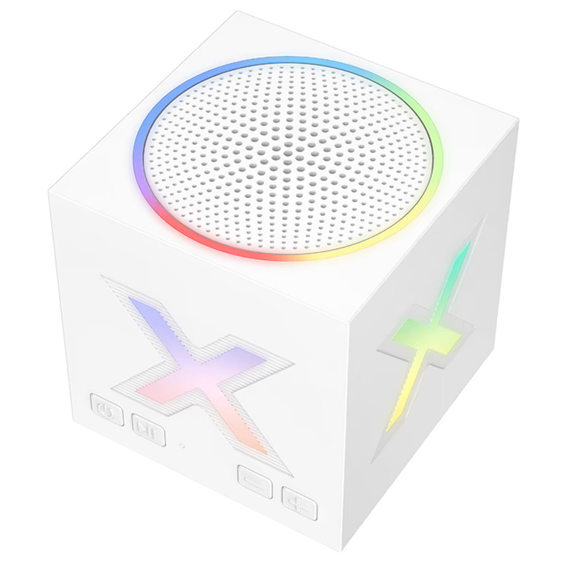 Фото Bluetooth Колонка Borofone BR101 Rubik sports 5W (White) на vchehle.ua