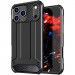Бронированный противоударный TPU+PC чехол Immortal для Apple iPhone 17 Pro (6.3") (Черный)