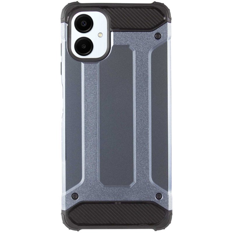 Фото Бронированный противоударный TPU+PC чехол Immortal для Samsung Galaxy A07 (Серый / Metal slate) на vchehle.ua