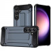 Бронированный противоударный TPU+PC чехол Immortal для Samsung Galaxy A17 4G/5G (Серый / Metal slate)