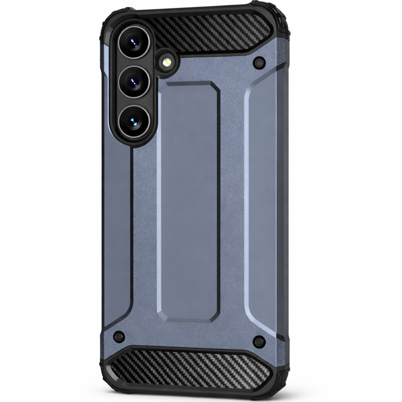 Фото Бронированный противоударный TPU+PC чехол Immortal для Samsung Galaxy A17 4G/5G (Серый / Metal slate) на vchehle.ua