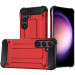 Бронированный противоударный TPU+PC чехол Immortal для Samsung Galaxy A37 5G (Красный)