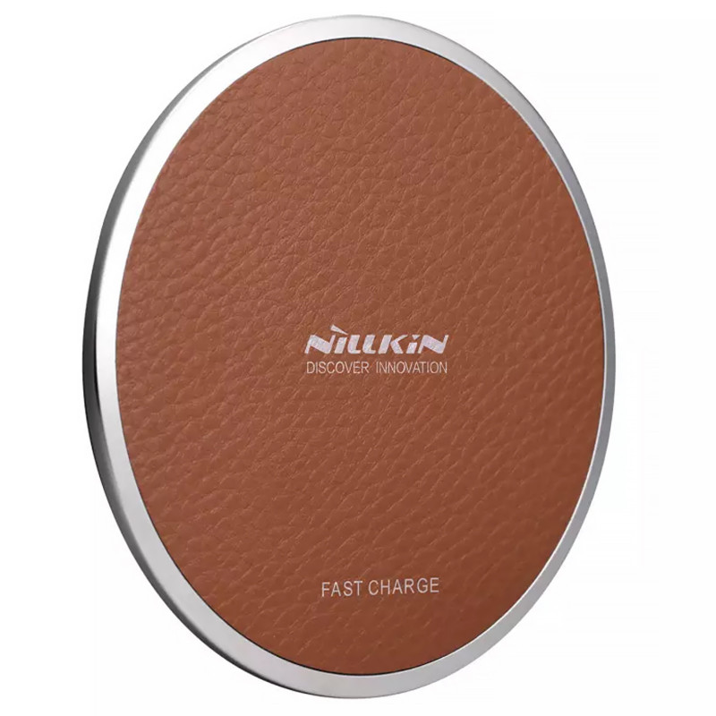 Фото БЗУ Nillkin Magic Disk 3 Fast Wireles Charger 10W (MC014) (Brown) на vchehle.ua