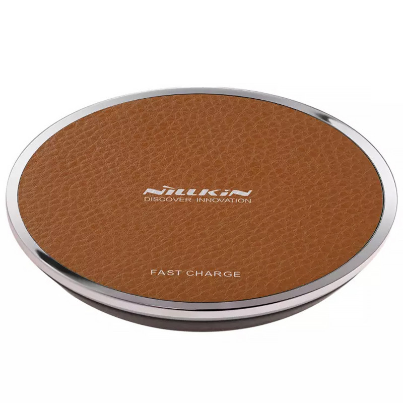 Фото БЗУ Nillkin Magic Disk 3 Fast Wireles Charger 10W (MC014) (Brown) в магазине vchehle.ua