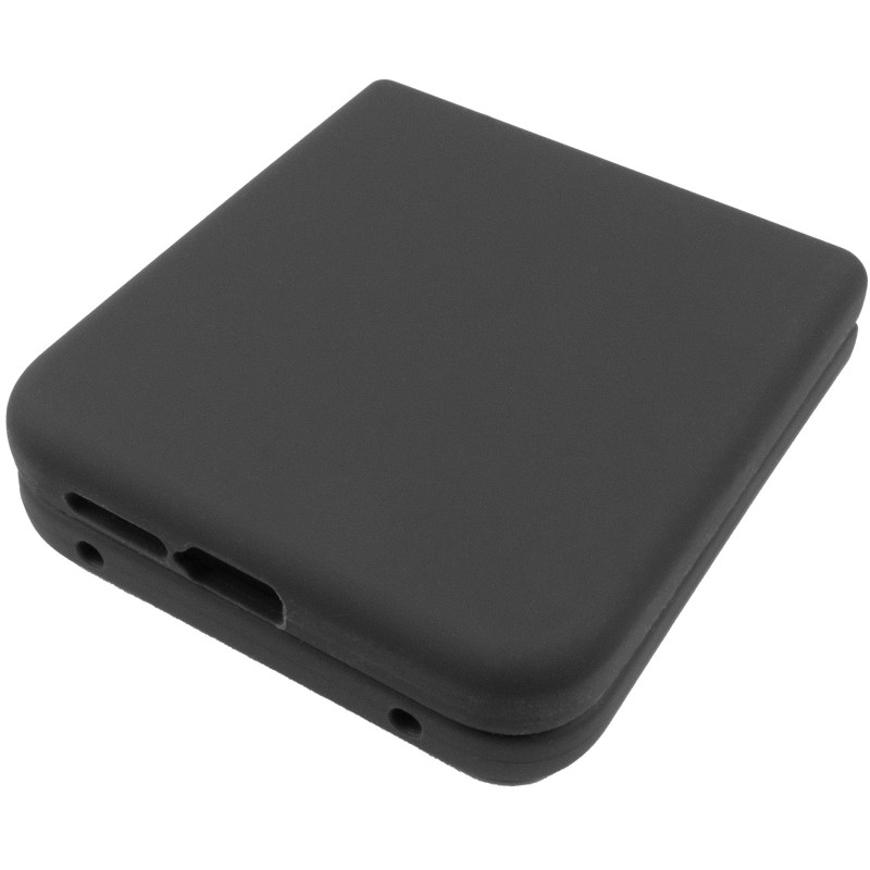 Чохол Foldables Silicone Cover Lakshmi (AAA) на Samsung Galaxy Z Flip7 (Чорний / Black) в магазині vchehle.ua