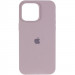 Фото Чехол Silk (AA) Logo with Magnetic Fit для Apple iPhone 11 (6.1") (Серый / Lavender) на vchehle.ua