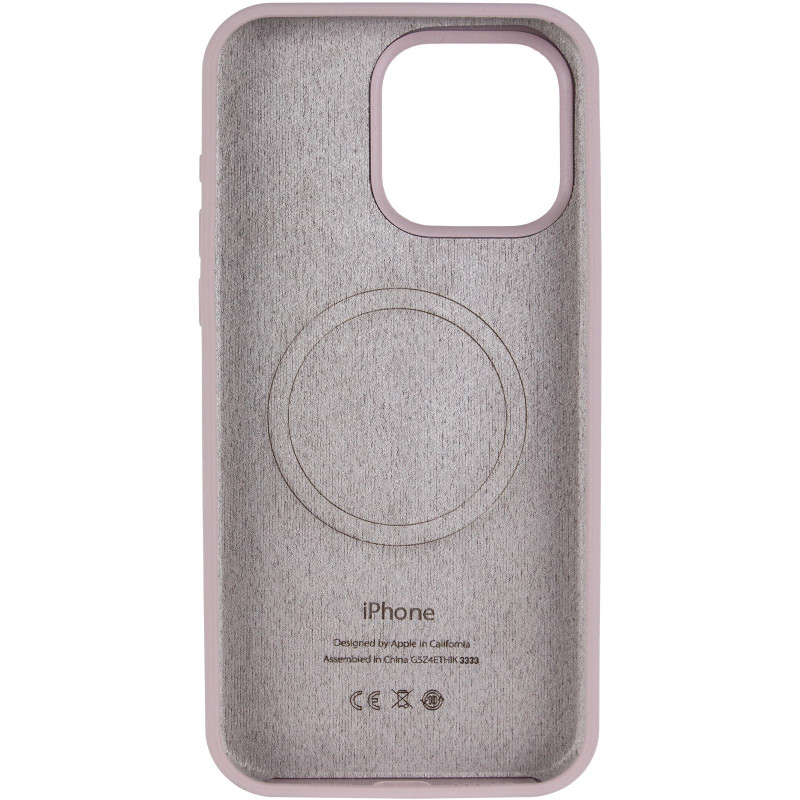 Фото Чехол Silk (AA) Logo with Magnetic Fit для Apple iPhone 11 (6.1") (Серый / Lavender) в магазине vchehle.ua