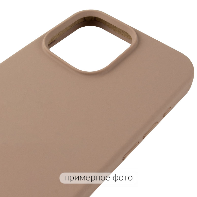 Чохол Silk (AA) Logo with Magnetic Fit на Apple iPhone 16 Pro (6.3") (Бежевий / Desert Gold) в магазині vchehle.ua