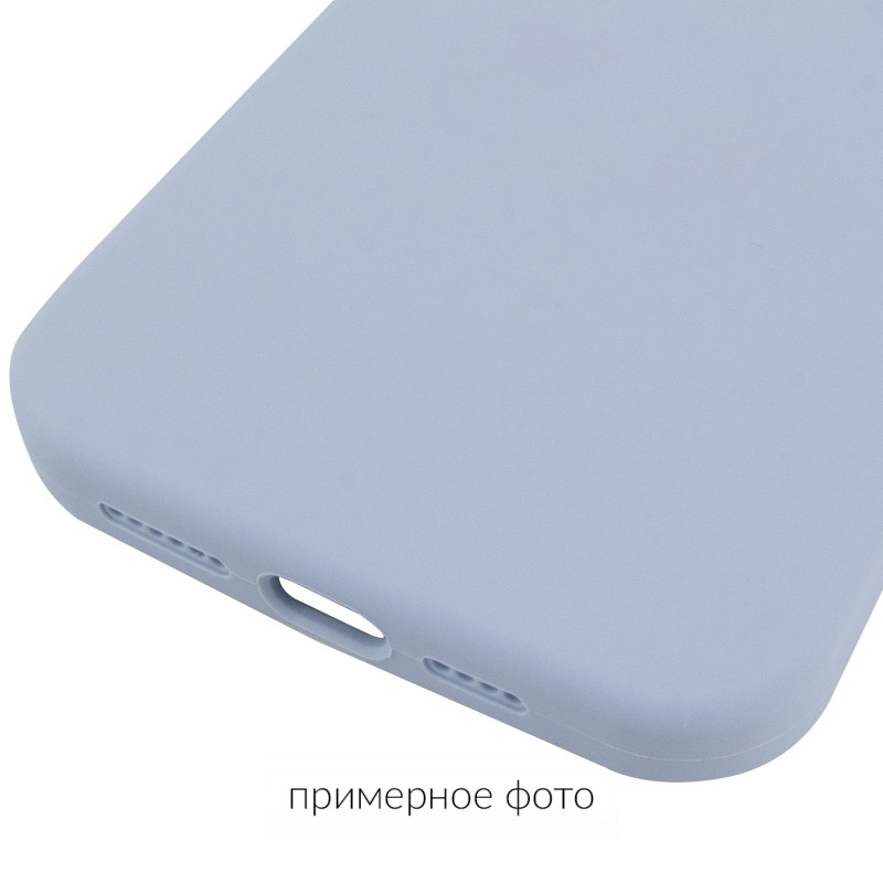 Купити Чохол Silk (AA) Logo with Magnetic Fit на Apple iPhone 16 Pro (6.3") (Блакитний / Lilac Blue) на vchehle.ua