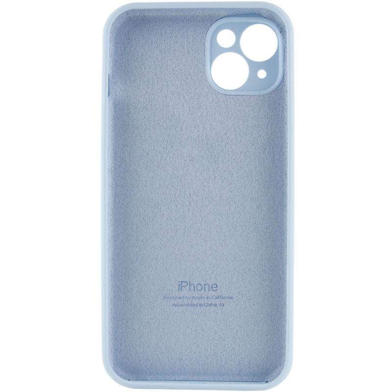 Чехол Silk Full Camera Protective (AA) для Apple iPhone 14 (6.1") (Голубой / Sweet Blue) в магазине vchehle.ua