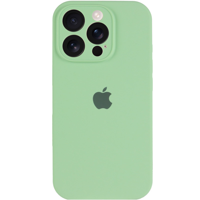 Фото Чехол Silk Full Camera Protective (AA) для Apple iPhone 13 Pro Max (6.7") (Зеленый / Pistachio) на vchehle.ua