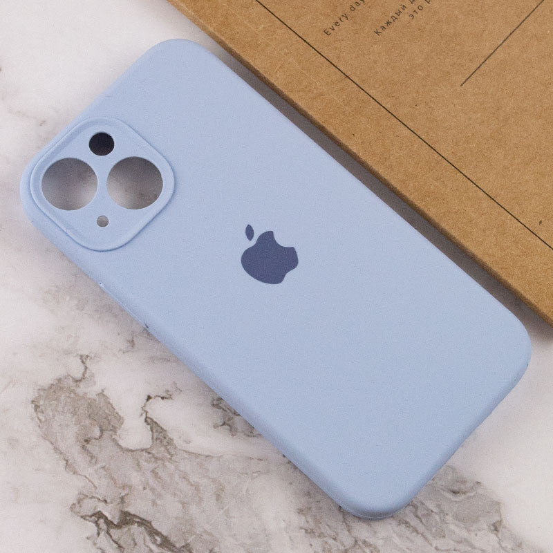 Чохол Silk Full Camera Protective (AA) на Apple iPhone 15 Plus (6.7") (Блакитний / Lilac Blue) в магазині vchehle.ua