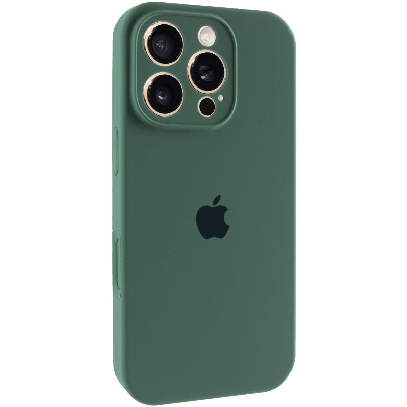 Чехол Silk Full Camera Protective (AA) для Apple iPhone 16 Pro Max (6.9") (Зеленый / Pine green)