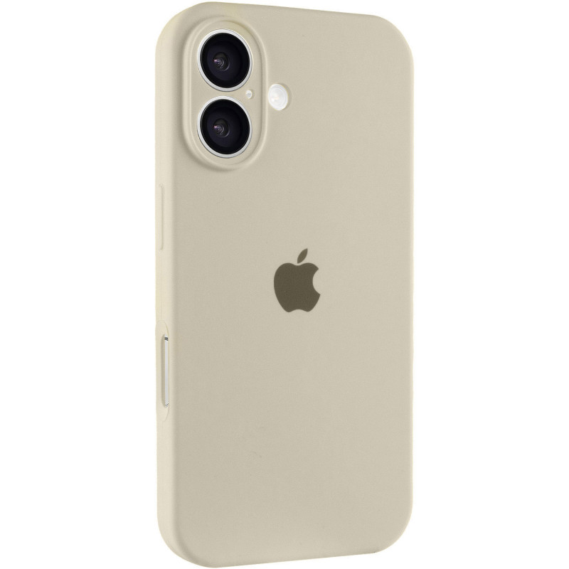 Чохол Silk Full Camera Protective (AA) на Apple iPhone 16 (6.1") (Бежевий / Antique White)