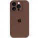 Фото Чехол Silk Full Camera Protective (AA) для Apple iPhone 16 Pro Max (6.9") (Коричневый / Brown) на vchehle.ua