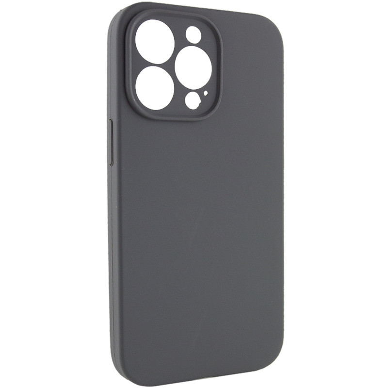 Фото Чехол Silk Full Camera Protective (AA) NO LOGO для Apple iPhone 14 Pro (6.1") (Серый / Dark Gray) на vchehle.ua