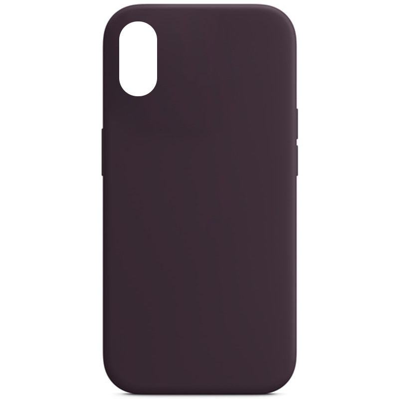 Чохол Silk Full Protective (AA) NO LOGO на Apple iPhone XS Max (6.5") (Фіолетовий / Elderberry)
