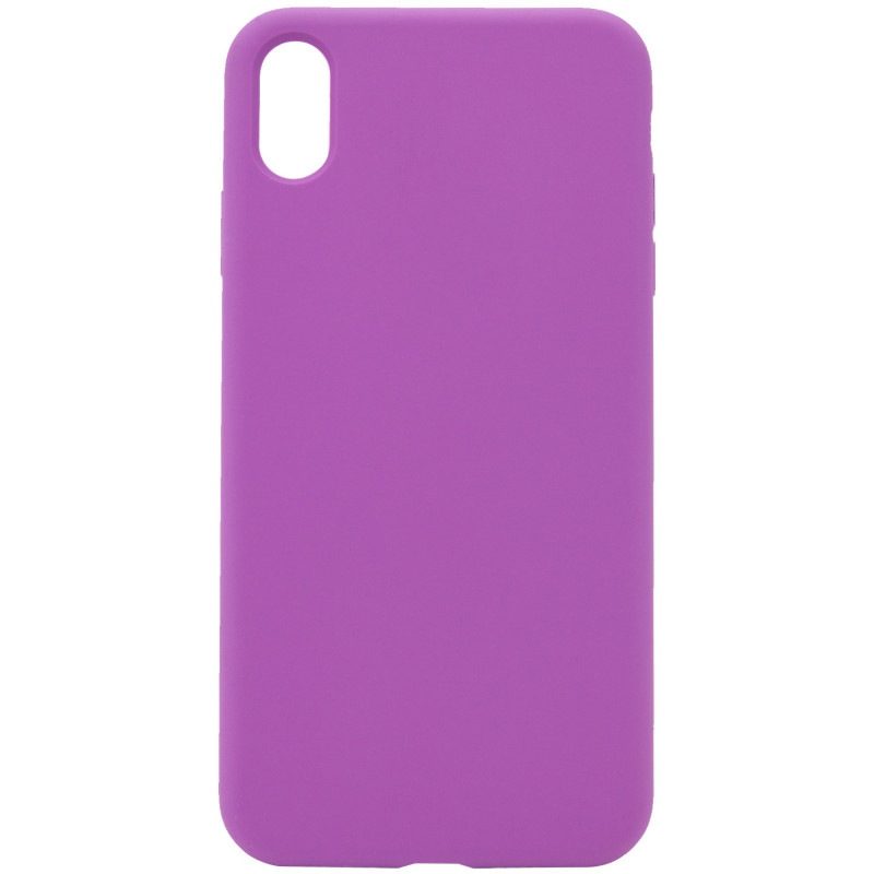 Чехол Silk Full Protective (AA) NO LOGO для Apple iPhone XS Max (6.5") (Фиолетовый / Grape)