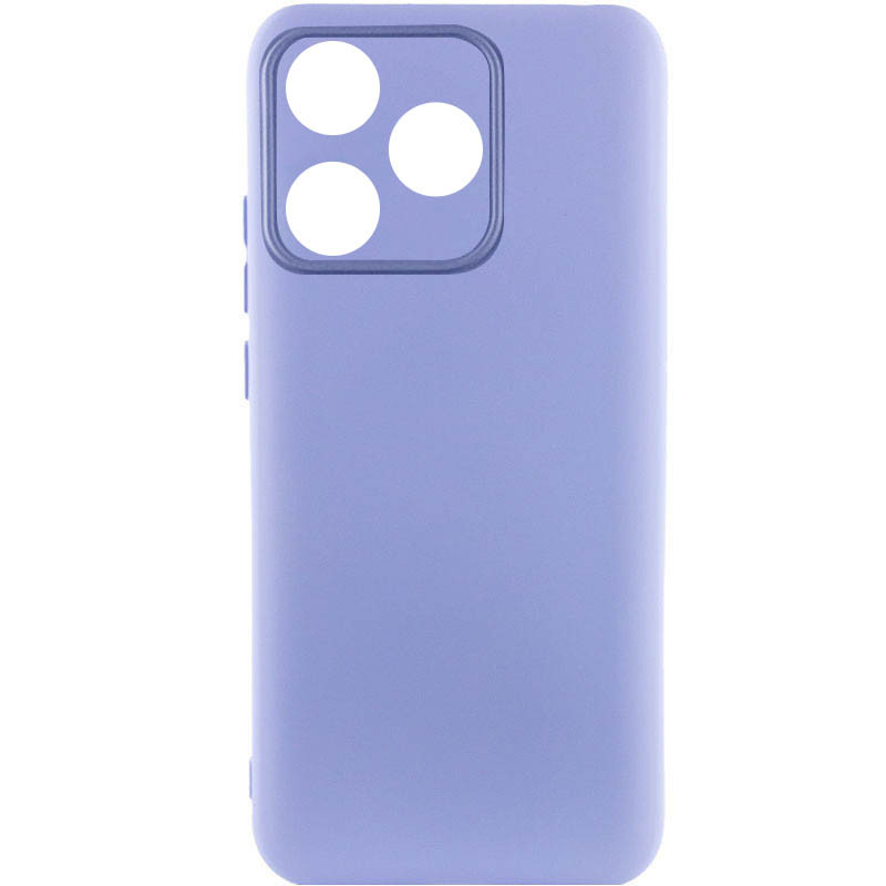 Чехол Silicone Cover Lakshmi Full Camera (A) для TECNO Spark 10 (Сиреневый / Dasheen)