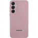 Чехол Silicone Cover Lakshmi Full Camera (AA) with logo для Samsung Galaxy S24+ (Розовый / Pink Sand)