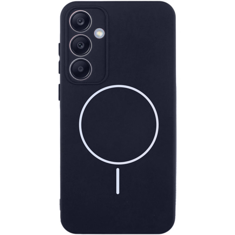 Чехол Silicone Cover Lakshmi Full Camera (AA) with Magnetic Fit для Samsung Galaxy S23 (Темно-синий / Midnight blue)