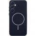 Чехол Silicone Cover Lakshmi Full Camera (AA) with Magnetic Fit для Samsung Galaxy S23 (Темно-синий / Midnight blue)