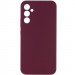 Чохол Silicone Cover Lakshmi Full Camera (AAA) на Samsung Galaxy A34 5G (Бордовий / Plum)