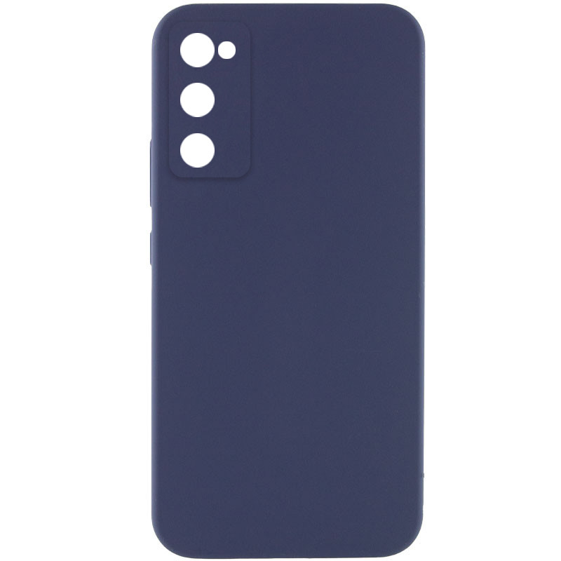 Чехол Silicone Cover Lakshmi Full Camera (AAA) для Samsung Galaxy S20 FE (Темно-синий / Midnight blue)