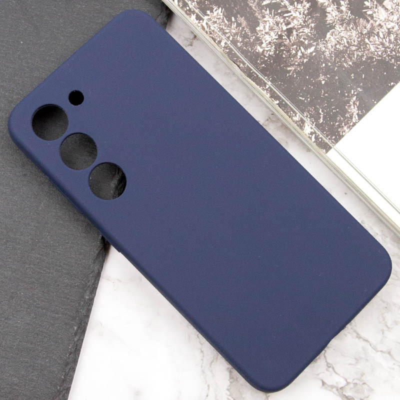 Купить Чехол Silicone Cover Lakshmi Full Camera (AAA) для Samsung Galaxy S22 (Темно-синий / Midnight blue) на vchehle.ua