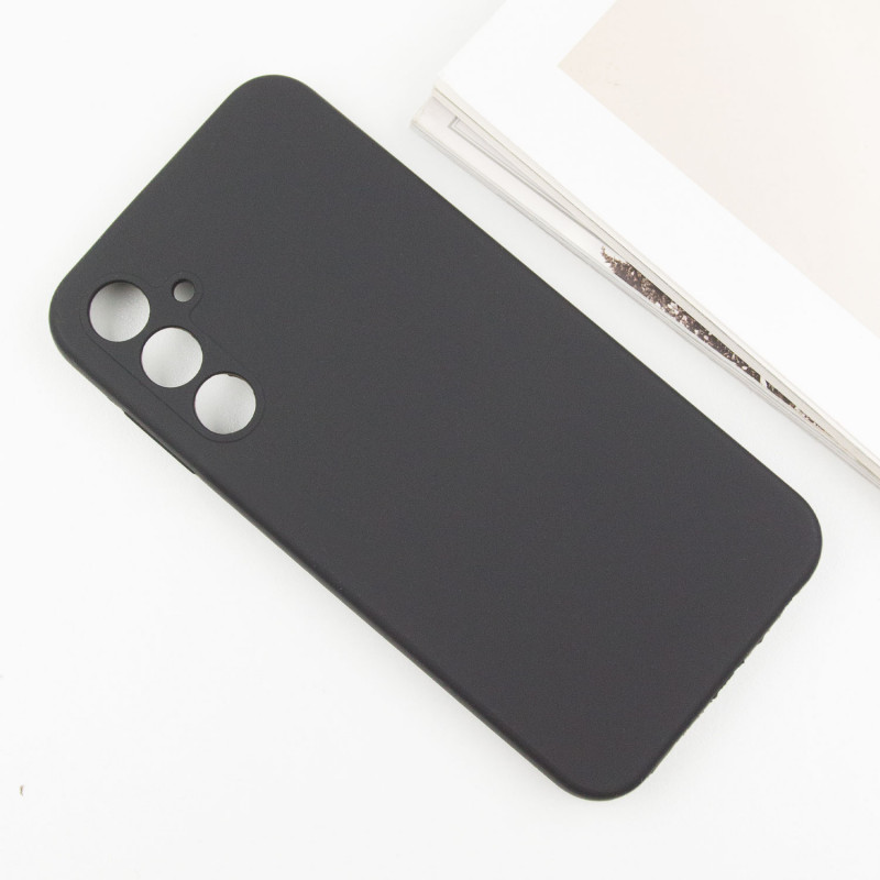 Купить Чехол Silicone Cover Lakshmi Full Camera (AAA) для Samsung Galaxy A35 (Черный / Black) на vchehle.ua