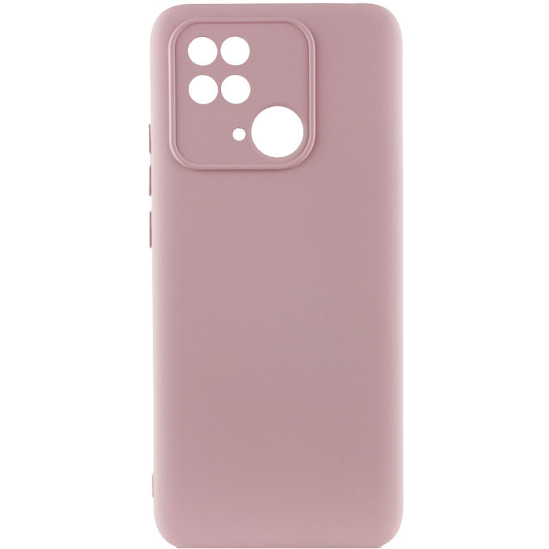 Чехол Silicone Cover Lakshmi Full Camera (AAA) для Xiaomi Redmi 10C (Розовый / Pink Sand)