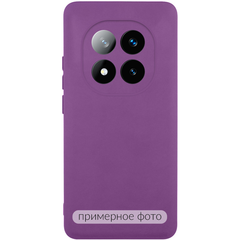 Чехол Silicone Cover Lakshmi Full Camera (AAA) для Xiaomi Redmi A5 / Poco C71 (Сливовый / Purple)