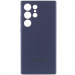 Чехол Silicone Cover Lakshmi Full Camera (AAA) with Logo для Samsung Galaxy S24 Ultra (Темно-синий / Midnight blue)