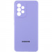 Чехол Silicone Cover Lakshmi Full Camera (AAA) with Logo для Samsung Galaxy A33 5G (Сиреневый / Dasheen)